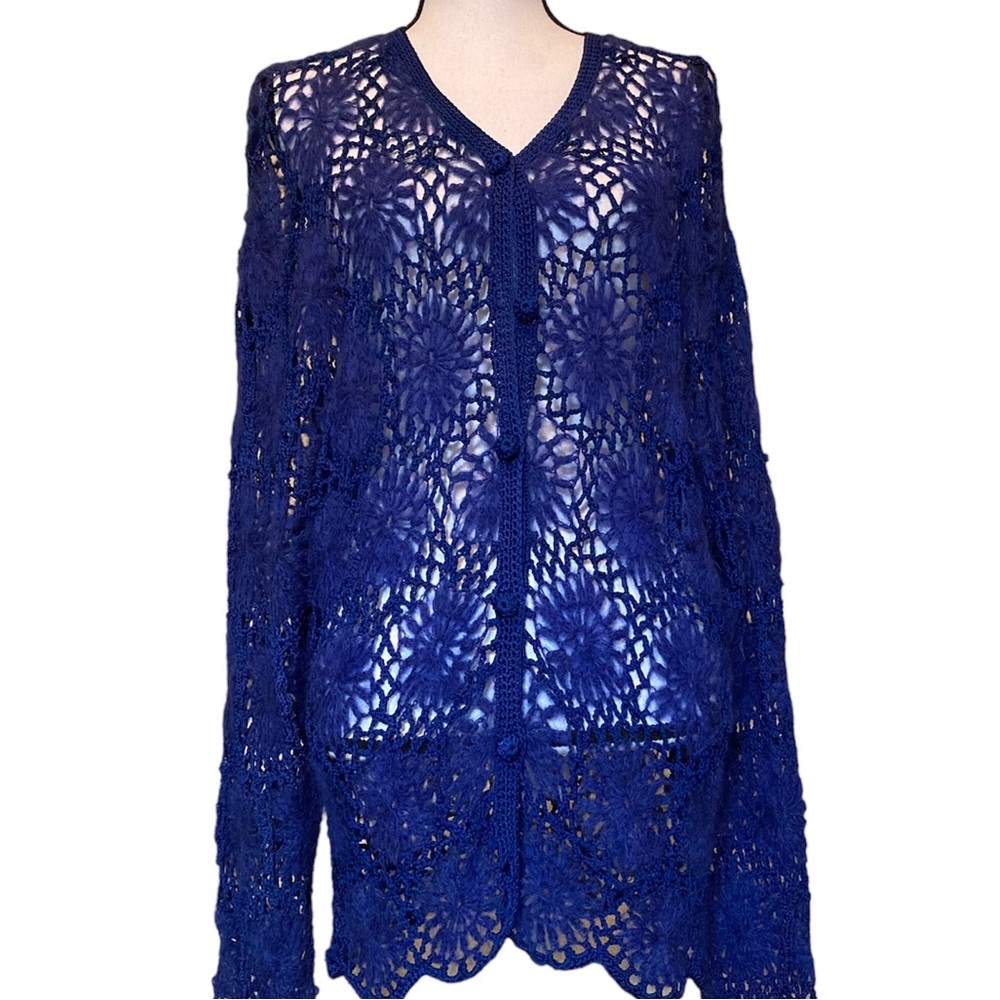 Vintage Bellini Crochet Cardigan